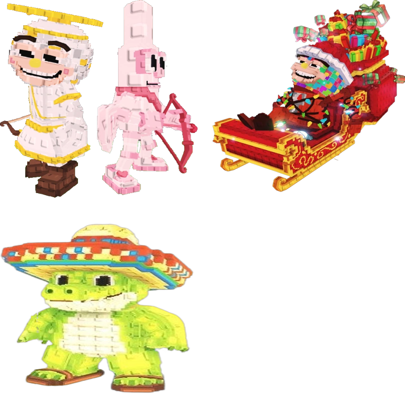 📦 BUNDLE 🧠 Los Cupids  + Chicleteira Noelteira + Tacorillo Crocodillo 🌀 - FAST DELIVERY ⚡ - Steal a Brainrot