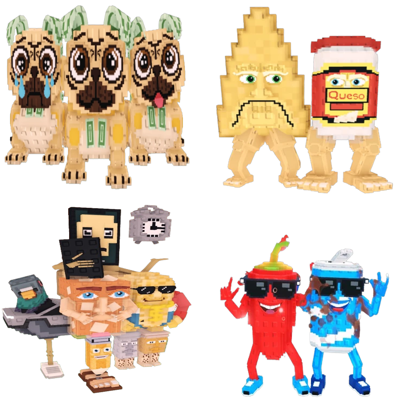 📦 BUNDLE 🌀 Los Puggies + Chipso and Queso + La Supreme Combination + Swaggy Bros 👑 - FAST DELIVERY ⚡ - Steal a Brainrot