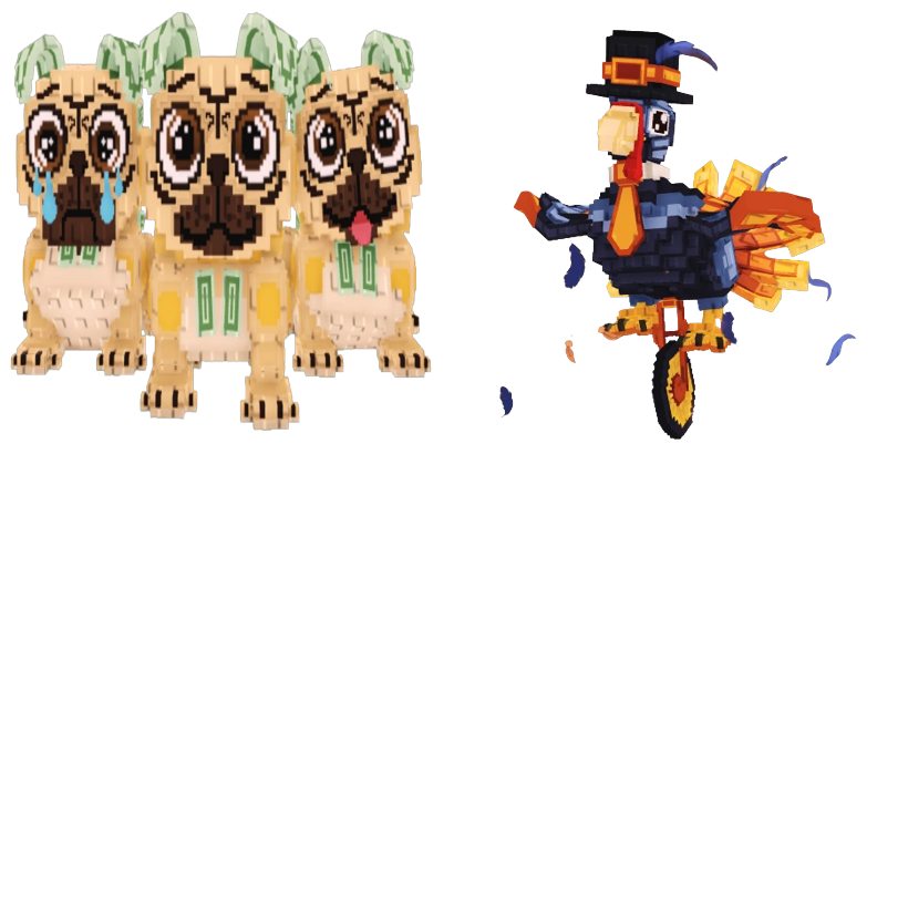 📦 BUNDLE 👑 Los Puggies + Gobblino Uniciclino 🌀 - FAST DELIVERY ⚡ - Steal a Brainrot