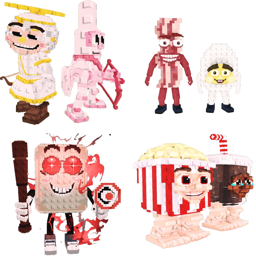 📦 BUNDLE 👑 Los Cupids + Bacuru and Egguru + Tang Tang Keletang + Popcuru and Fizzuru 💥 - FAST DELIVERY ⚡ - Steal a Brainrot