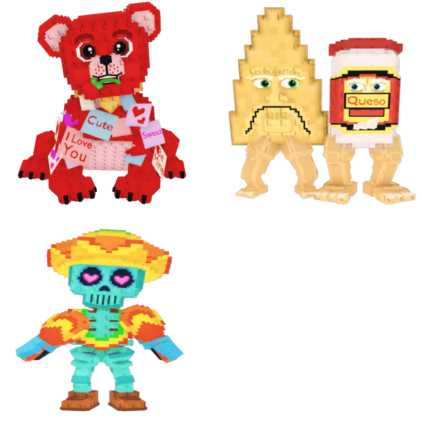 📦 BUNDLE 🎯 Love Love Bear + Chipso and Queso + Mariachi Corazoni 🌀 - FAST DELIVERY ⚡ - Steal a Brainrot