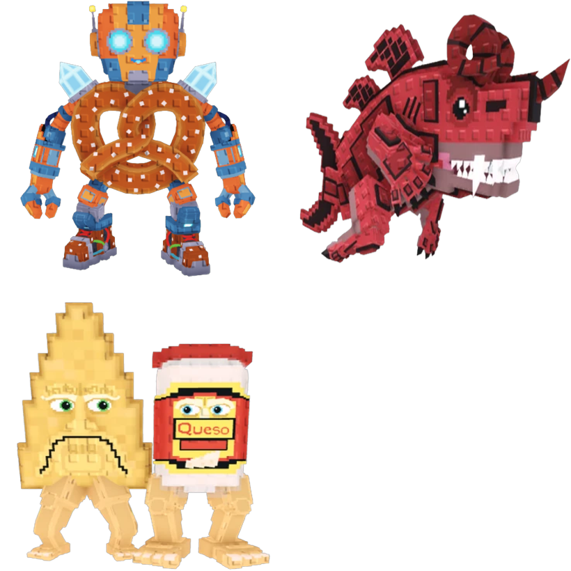 📦 BUNDLE 🌀 Pretzo Robo + Eviledon + Chipso and Queso 🌪 - FAST DELIVERY ⚡ - Steal a Brainrot