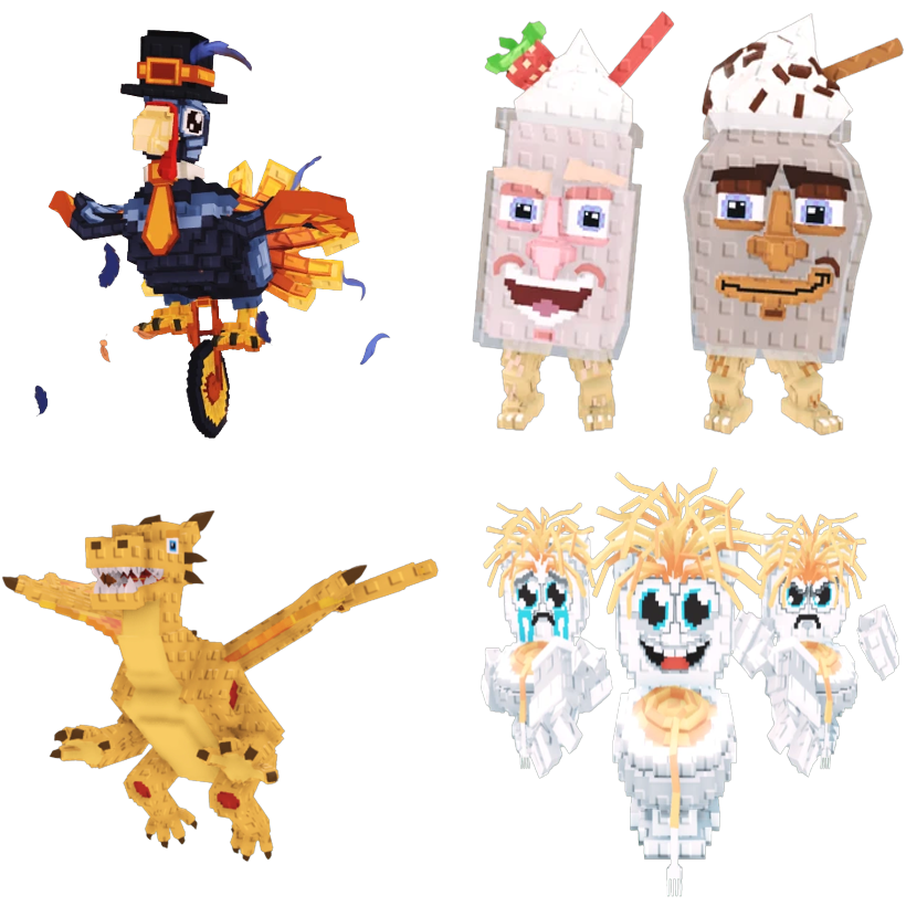 📦 BUNDLE 💥 Gobblino Uniciclino + Fragrama and Chocrama + Dragon Cannelloni + Los Spaghettis 👑 - FAST DELIVERY ⚡ - Steal a Brainrot