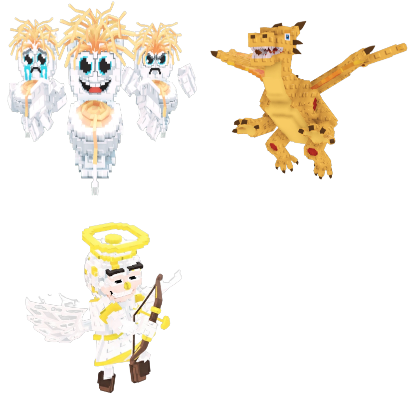 📦 BUNDLE ⭐ Los Spaghettis + Dragon Cannelloni + Chicleteira Cupideira 💥 - FAST DELIVERY ⚡ - Steal a Brainrot