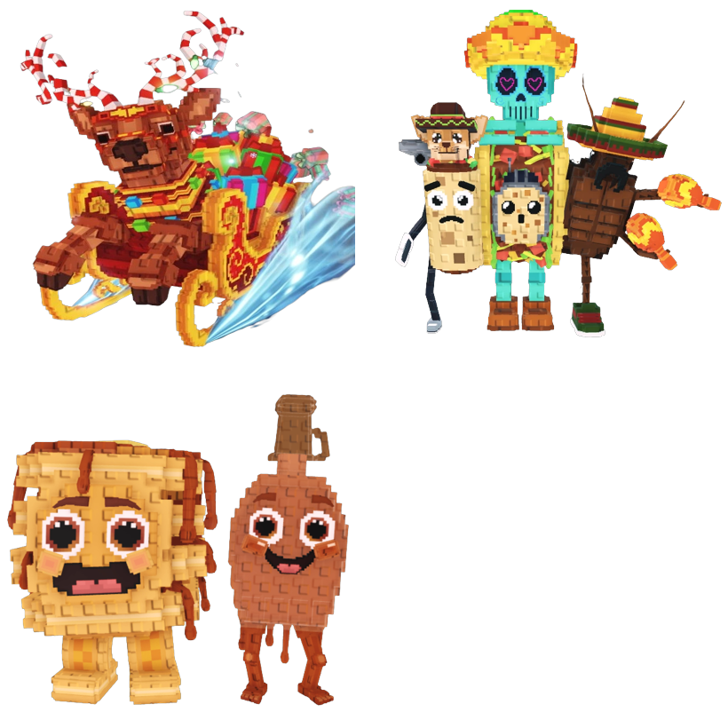 📦 BUNDLE 👑 Reinito Sleighito + La Taco Combinasion + Pancake and Syrup 💥 - FAST DELIVERY ⚡ - Steal a Brainrot