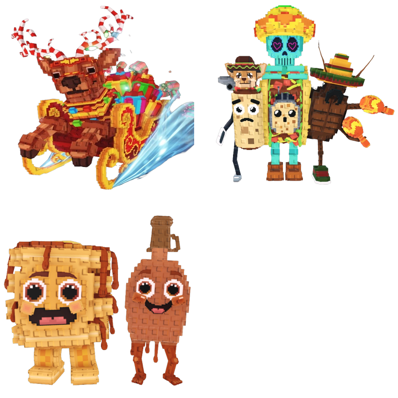 📦 BUNDLE 👑 Reinito Sleighito + La Taco Combinasion + Pancake and Syrup 💥 - FAST DELIVERY ⚡ - Steal a Brainrot