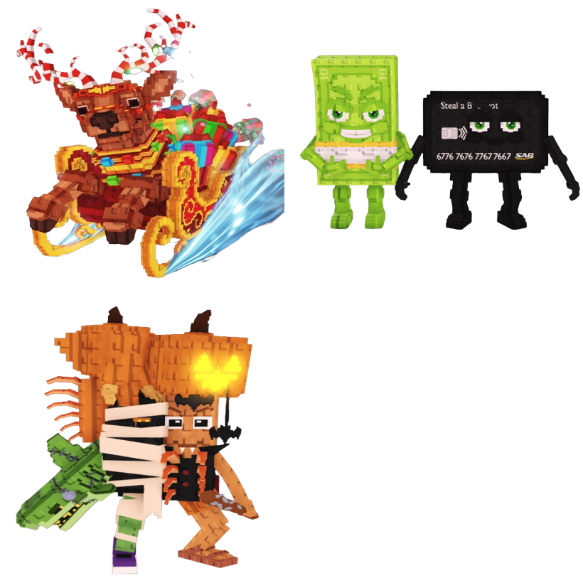 📦 BUNDLE 🌪 Reinito Sleighito + Cash or Card + La Spooky Grande 🌀 - FAST DELIVERY ⚡ - Steal a Brainrot
