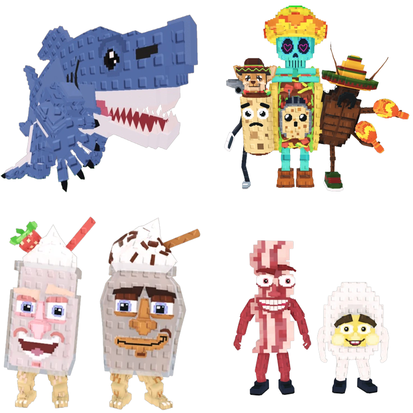 📦 BUNDLE 💥 Tralaledon + La Taco Combinasion + Fragrama and Chocrama + Bacuru and Egguru 💎 - FAST DELIVERY ⚡ - Steal a Brainrot