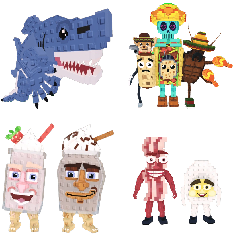 📦 BUNDLE 💥 Tralaledon + La Taco Combinasion + Fragrama and Chocrama + Bacuru and Egguru 💎 - FAST DELIVERY ⚡ - Steal a Brainrot