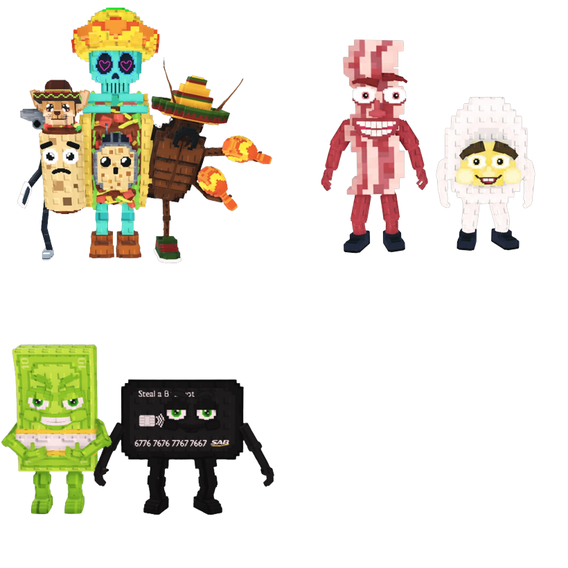 📦 BUNDLE 💎 La Taco Combinasion + Bacuru and Egguru + Cash or Card 👑 - FAST DELIVERY ⚡ - Steal a Brainrot