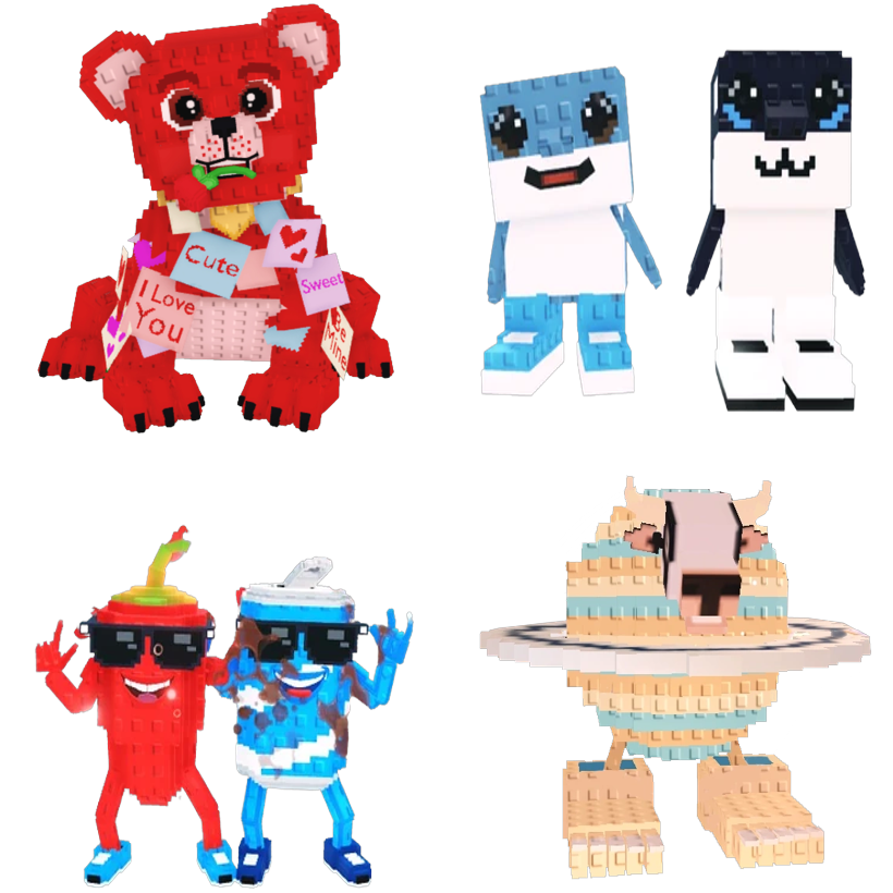 📦 BUNDLE 🧠 Love Love Bear + Los Primos + Swaggy Bros + La Vacca Saturno Saturnita 🔥 - FAST DELIVERY ⚡ - Steal a Brainrot
