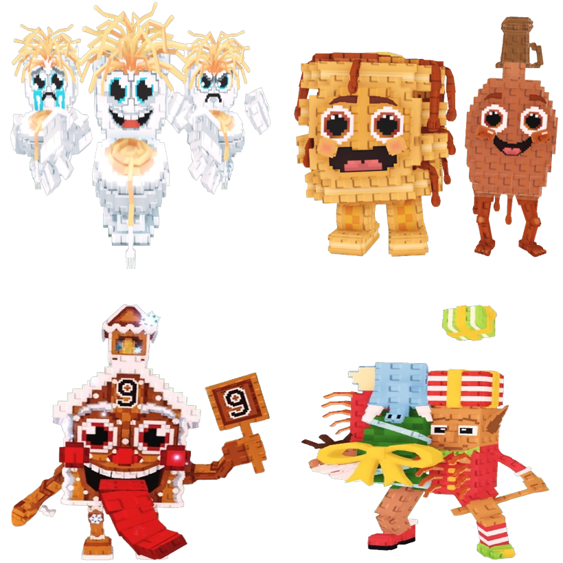 📦 BUNDLE 🚀 Los Spaghettis + Pancake and Syrup + La Ginger Sekolah + La Jolly Grande 🌀 - FAST DELIVERY ⚡ - Steal a Brainrot