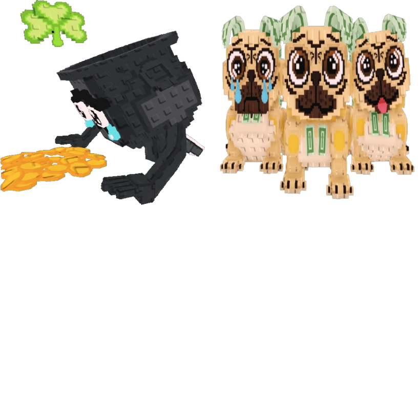 📦 BUNDLE 🔥 Noo my Gold + Los Puggies 🚀 - FAST DELIVERY ⚡ - Steal a Brainrot
