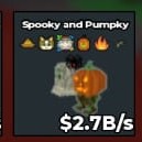 SPOOKY AND PUMPKY WITH MOEWL TRAIT 2.7B/s VERY RARE - INSTANT DELIVERY