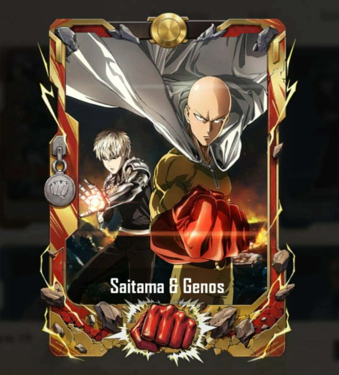 Saitama & genos CARD ⚡ONLY ID CODE NEED ⚡SUPER FAST DELEVERY ⚡AFTAR BUY SEND ID CODE