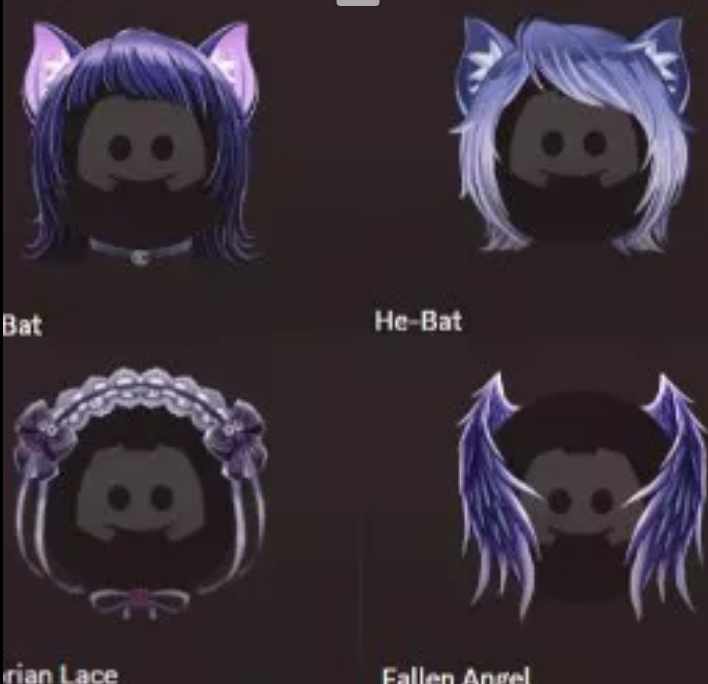 Any Gothic Avatar Decoration 4.99-5.99$