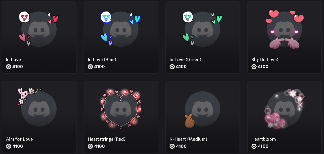 Any Love XP Avatar Decorations