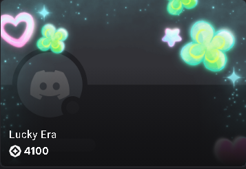 Lucky Era Profile Effect 4.99$