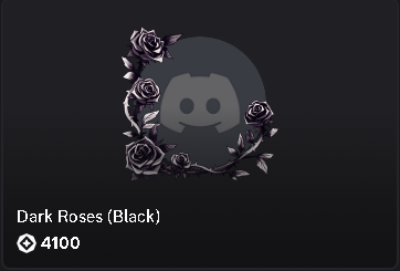 Dark Roses Avatar Decoration