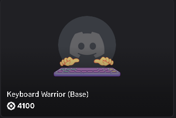 ⭐Keyboard Warrior Avatar Deco⭐