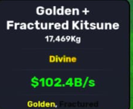 Golden Kitsune 100b/s++ - Steal An Egg