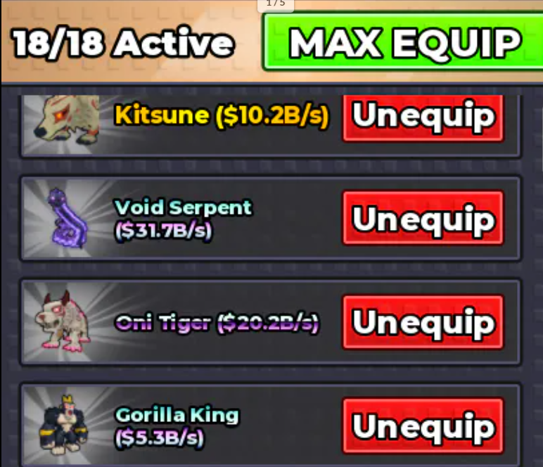 🔥 10 FRACTURED PETS including+ DIVINE UNICORN+ DIVINE KITSUNE + VOID SERPENT | 92B/S MONEY | 34B SPEED! 🔥 GOOD FOR MAIN ACCOUNT! CLEAN ACCOUNT.