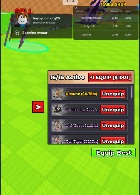 FRESH ACCOUNT | DIVINE RAINBOW + GOLDEN KITSUNE 6.7B/s | 77T Day Off | MONEY/S 21.6B | FULL SPEC CHECK DESCRIPTION | INSTANT DELIVERY