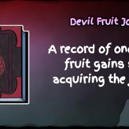 Devil Fruit Journal 563R