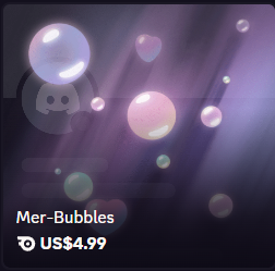 ⭐Mer-Bubbles Profile Effect⭐$4.99