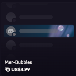 ⭐Mer-Bubbles Nameplate⭐$4.99