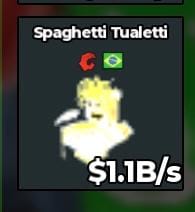 BS9041 Cheap Affordable 1.1B Divine Spaghetti Tualetti