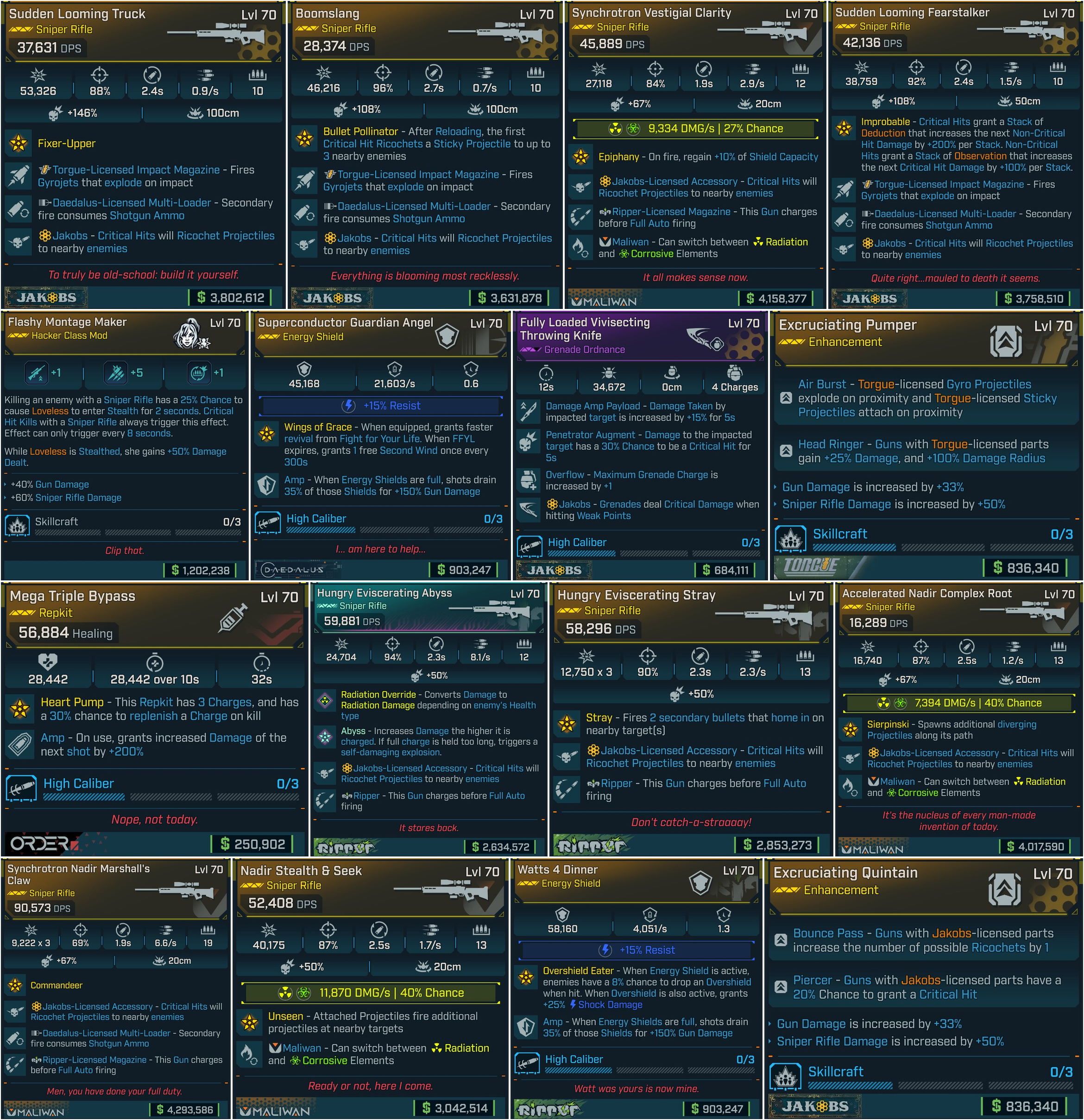 ⭐[GOD ROLL FULL BUILD] L70 HACKSHOT LOVELESS - UVH7 | TRUE MAYHEM 20⭐