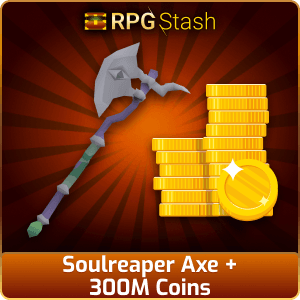 Soulreaper Axe + 300M Coins [💯1500+ High TLv Acc Trade⚖️] [OSRS] 🏆121K+Feedback Seller✔️