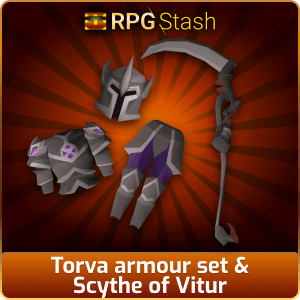 Torva armour set & Scythe of Vitur [💯1500+ High TLv Acc Trade⚖️] [OSRS] 🏆121K+Feedback Seller✔️