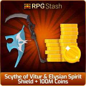 Scythe of Vitur & Elysian Spirit Shield + 100M Coins [💯1500+ High TLv Acc Trade⚖️] [OSRS] 🏆121K+Feedback Seller✔️