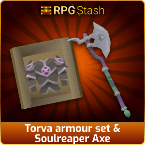 Torva armour set & Soulreaper Axe [💯1500+ High TLv Acc Trade⚖️] [OSRS] 🏆121K+Feedback Seller✔️