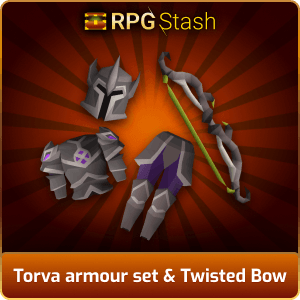 Torva armour set & Twisted Bow [💯1500+ High TLv Acc Trade⚖️] [OSRS] 🏆121K+Feedback Seller✔️