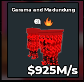 GARAMA AND MADUNDUNG CURSED 2 TRAIT 925M/S