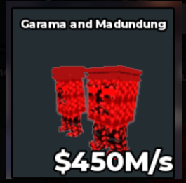GARAMA AND MADUNDUNG CURSED 450M/S