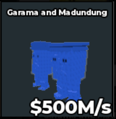 GARAMA AND MADUNDUNG RAINBOW 500M/S