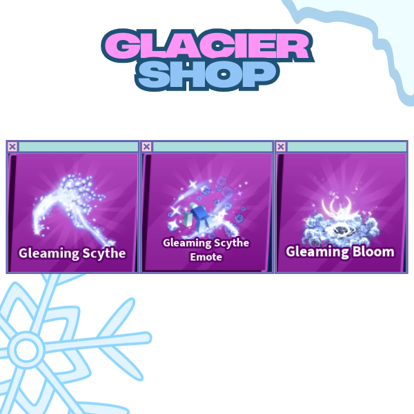 Gleaming Scythe + Explosion + Emote ( Limited Set )