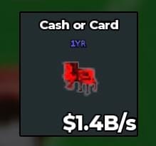 BS9081 Cheap Affordable 1.4B Cursed Cash Or Card 1Year Trait