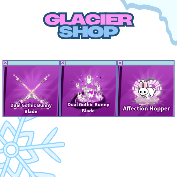 Dual Gothic Bunny Blade + Explosion + Emote ( Limited Set )