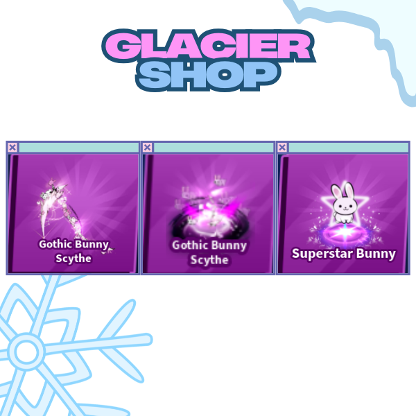 Gothic Bunny Scythe + Explosion + Emote ( Limited Set )