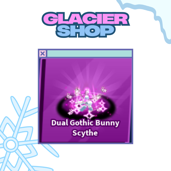 Dual Gothic Bunny Scythe Emote ( Limited )