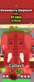 Strawberry Elephant 7.5B/s - Strawberry Trait