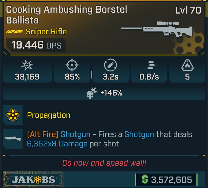 ⭐[GOD ROLL] L70 BORSTEL BALLISTA - SEE IMAGE FOR STATS⭐