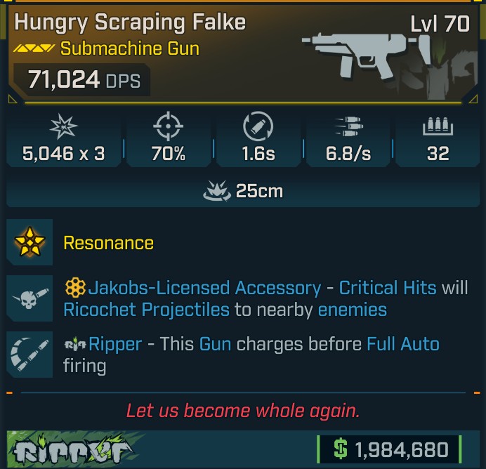 ⭐[GOD ROLL] L70 FALKE - SEE IMAGE FOR STATS⭐