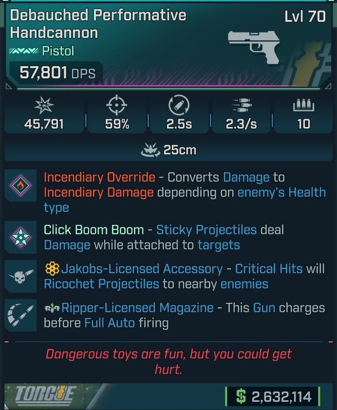⭐[GOD ROLL] L70 HANDCANNON (FIRE CONVERT) - SEE IMAGE FOR STATS⭐