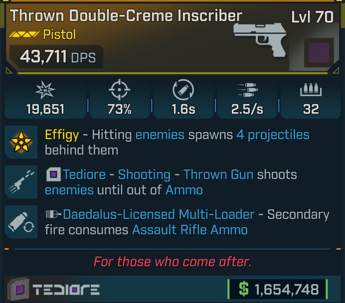 ⭐[GOD ROLL] L70 INSCRIBER - SEE IMAGE FOR STATS⭐